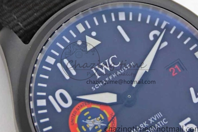 MIROTIME 0717 Mark XVIII ‘TOPGUN SFTI’ Ceramic M+F Best Edition Black Dial on Black Nylon Strap A MultiPurpose 7047